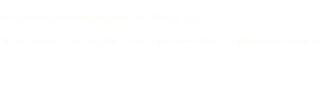  Νευροψυχιατρική Κλινική Κασταλία – Ν.Π.ΛΥΜΠΕΡΗΣ Α.Ε. Ήτα 6 Ελληνικό 16777 τηλ.: 210 – 8980633 φαξ : 210-8945682 mail: info@kastaliaclinic.gr 